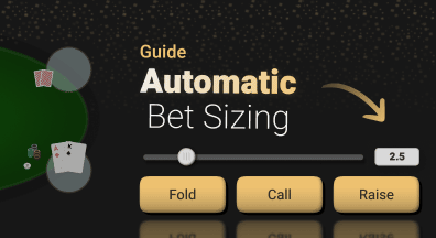 Automatic Bet Sizing Online Poker Guide