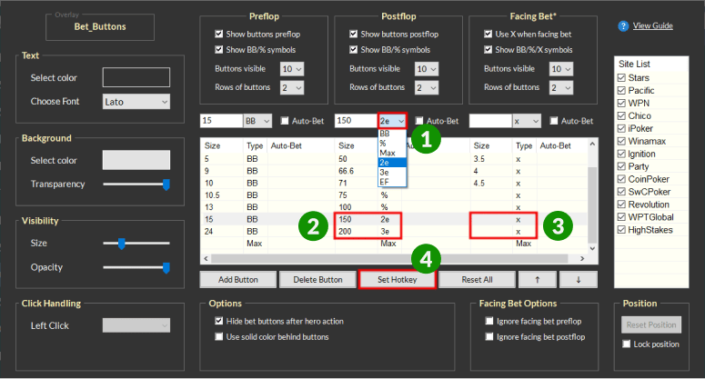 Customize Overlay